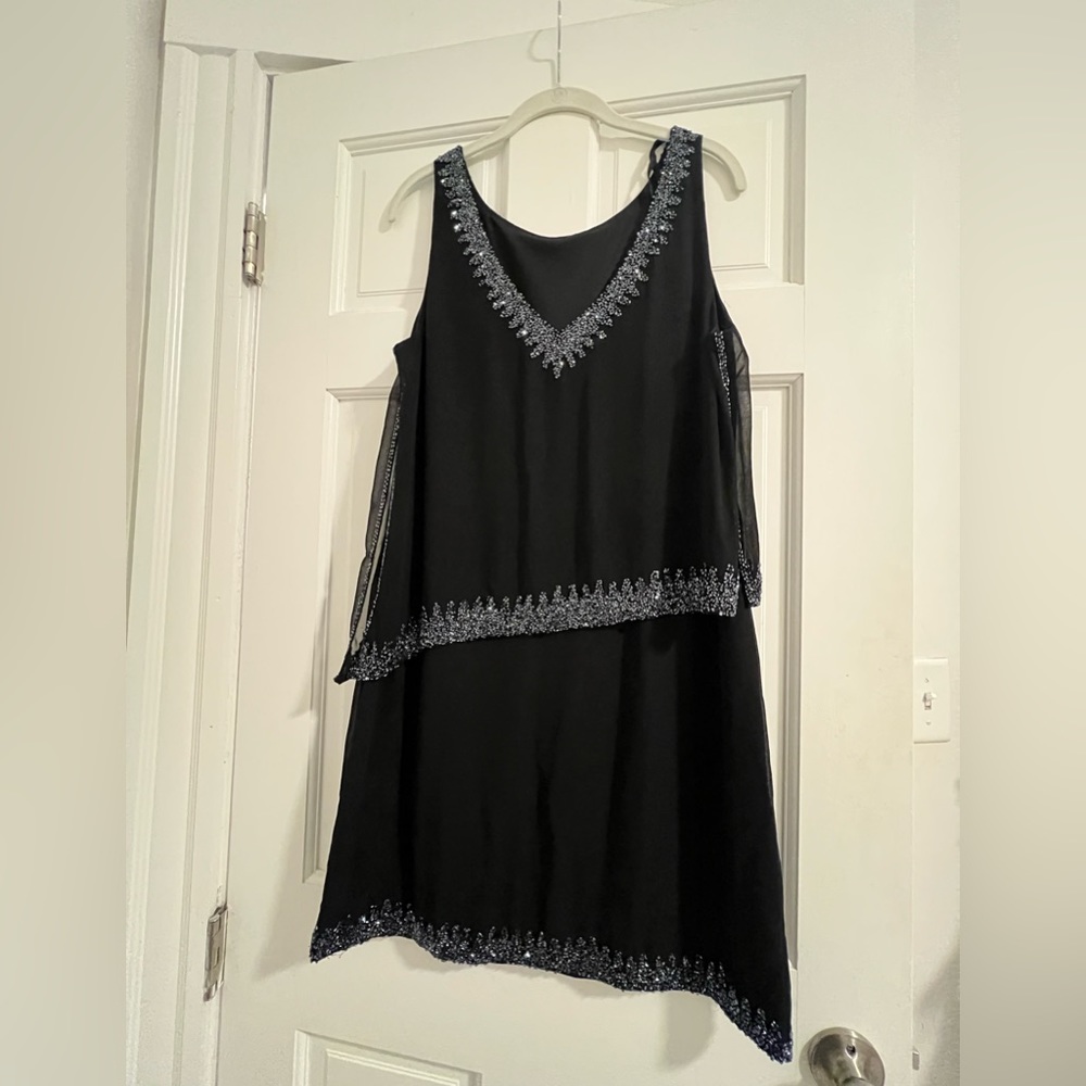 Beaded Jakara Holiday Dress